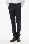Corneliani Cc Collection Fil A Fil Wool Pants With Belt Loops