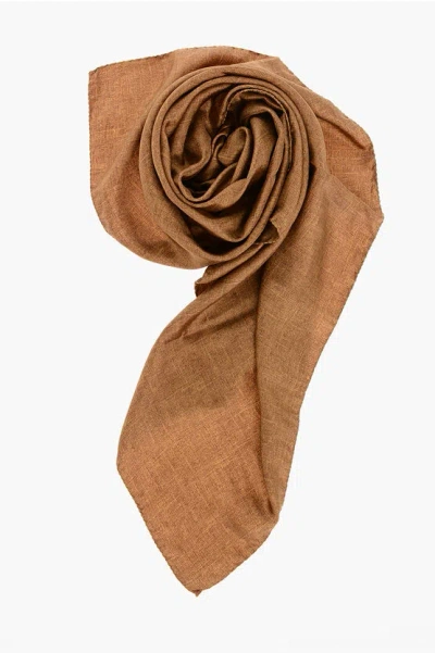 Corneliani Pure Silk Foulard Grösse Unica In Brown