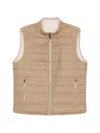 Corneliani Quilted Gilet In Multi
