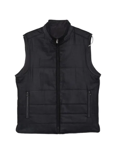 Corneliani Quilted-design Gilet In Blue