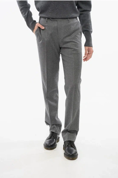 Corneliani Regular Fit Leader Wool Pants