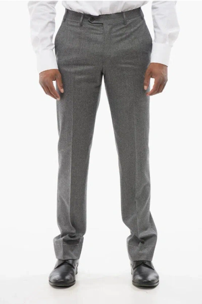 Corneliani Regular Fit Leader Wool Pants