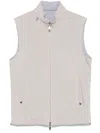 Corneliani Reversible Gilet In Grey
