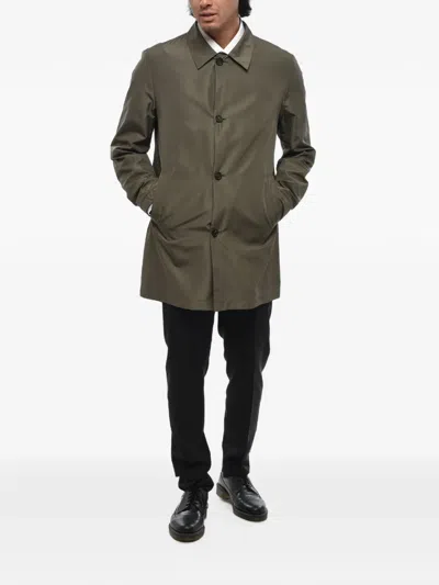 Corneliani Reversible Windbreaker Jacket In Green