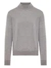 Corneliani Roll-neck Sweater In Gray