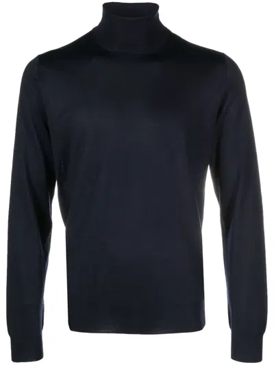 CORNELIANI ROLL-NECK VIRGIN WOOL JUMPER