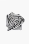 Corneliani Rose Design Silk Brooch