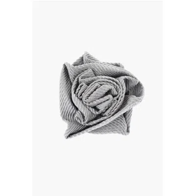Corneliani Rose Design Silk Women's Brooch