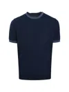 Corneliani Round-neck T-shirt In Blue