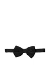 Corneliani Satin Bow Tie In Black