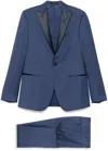 Corneliani Wool Suit In Blue In Blau