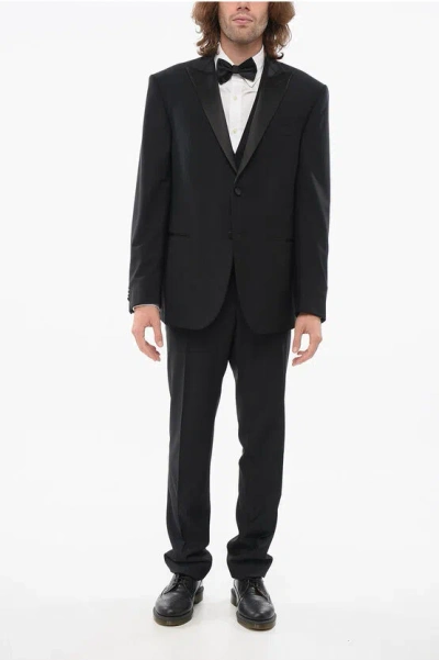 Corneliani Satin Peak Lapel Suit