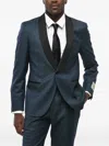 Corneliani Satin Shawl-lapel Suit In Multi