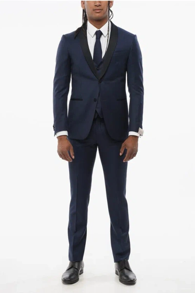 Corneliani Shawl Lapel Cerimonia Academy 3-piece Suit