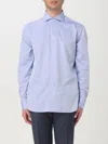 Corneliani Zigzag-pattern Shirt In Blau