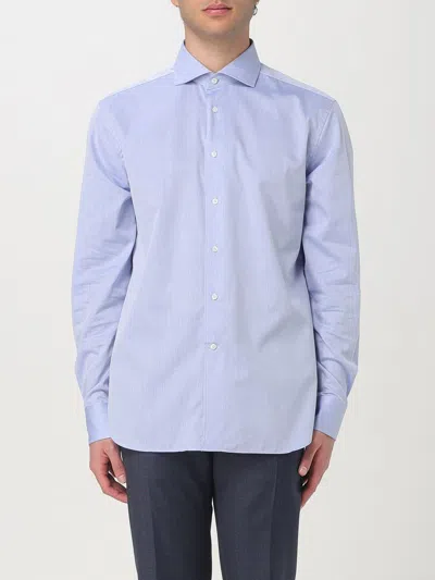 CORNELIANI SHIRT CORNELIANI MEN COLOR BLUE,G70168009