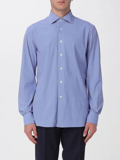 Corneliani Shirt  Men Color Multicolor In Blue