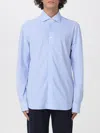 Corneliani Shirt  Men Color Striped In Blue