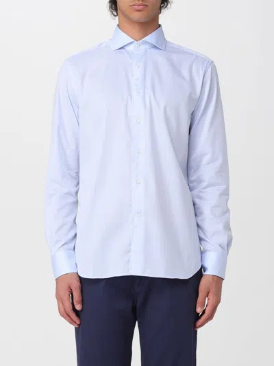 Corneliani Shirt  Men Color Multicolor In White