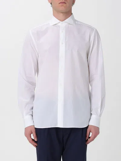 Corneliani Shirt  Men Color Multicolor In White