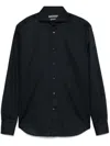 Corneliani Classic Collar Shirt In Black
