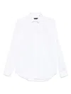 Corneliani White Cotton Classic Shirt In White