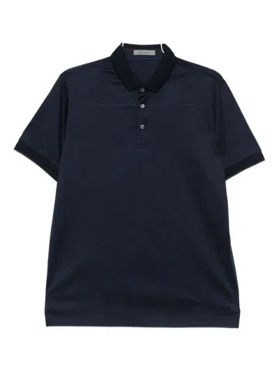 CORNELIANI SHORT-SLEEVE POLO SHIRT