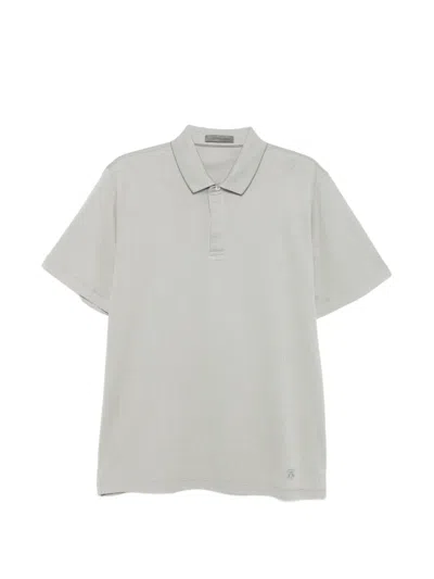 Corneliani Poloshirt Mit Kurzen Ärmeln In Gray