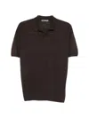 Corneliani Short Sleeve T-shirt In Brown