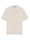 Corneliani Knitted Shirt In Neutral