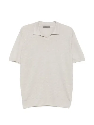 Corneliani Short-sleeve T-shirt In Neutral