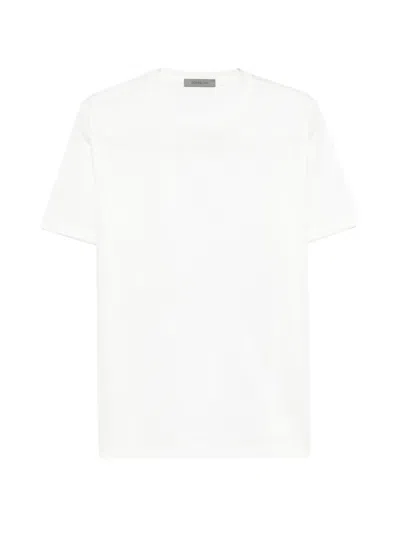 Corneliani Short-sleeve T-shirt In White