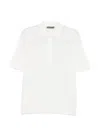Corneliani Short-sleeves Polo Shirt In White