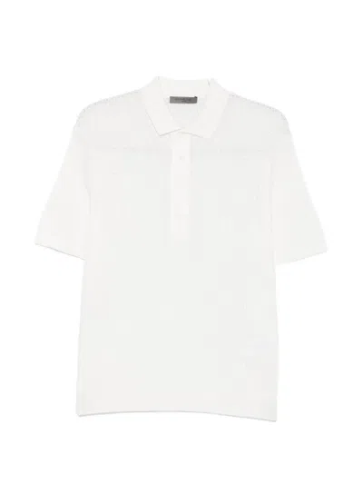 Corneliani Short-sleeves Polo Shirt In White