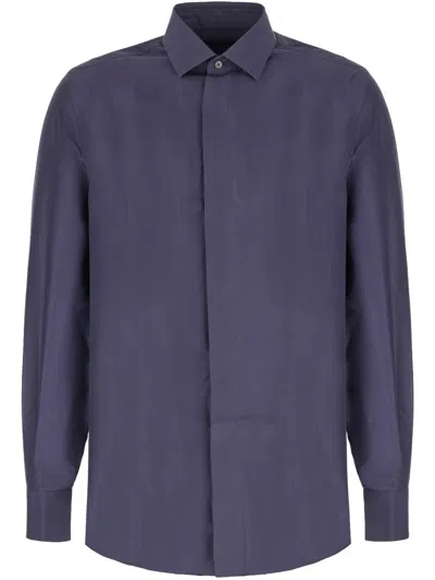 Corneliani Sik Shirt In Blue