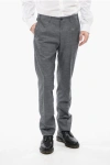 Corneliani Silk-blended Leader Pants With Belt Loops