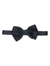 Corneliani Silk Bow Tie In Black