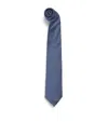 Corneliani Silk Jacquard Tie In Blue