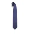 Corneliani Silk Jacquard Tie In Navy