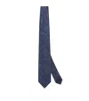 Corneliani Silk Paisley Tie In Blue