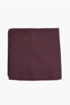 Corneliani Silk Pocket Square With Micro Dots In Burgundy