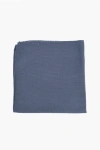 Corneliani Silk Pocket Square With Micro Patterns In Blue