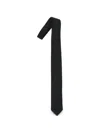 Corneliani Silk Pointed-tip Tie In Black