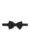 Corneliani Silk Bow Tie In Black
