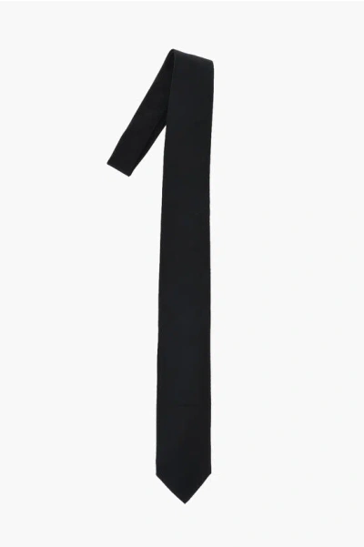 Corneliani Silk Satin Tie And Pocket Square Set In Gold