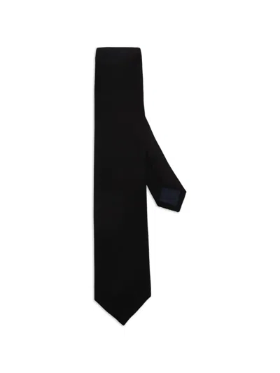 Corneliani Silk Tie In Black