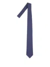 Corneliani Silk Tie In Blue