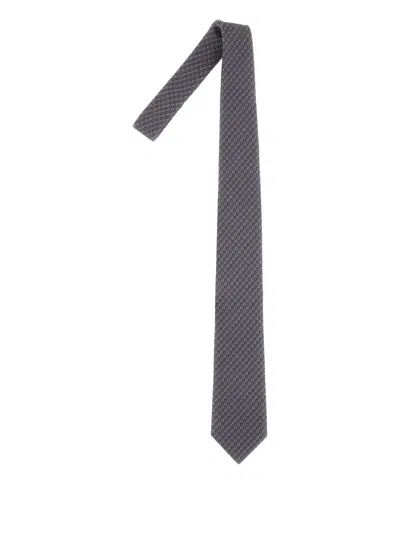 Corneliani Silk Tie In Blue