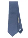 Corneliani Silk Tie In Blue