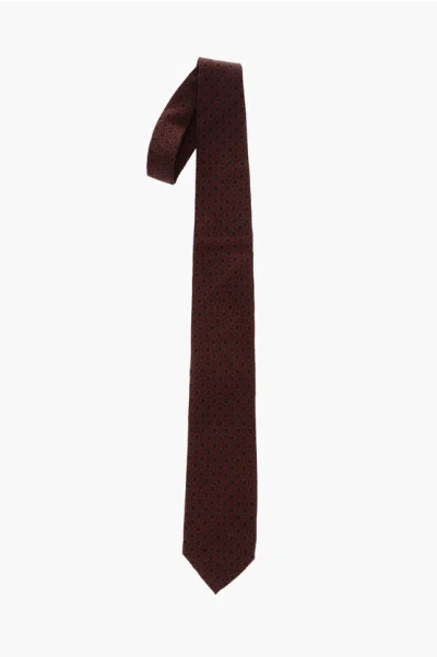 Corneliani Silk Tie With Motif